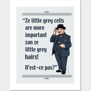 Little Grey Cells Posters and Art